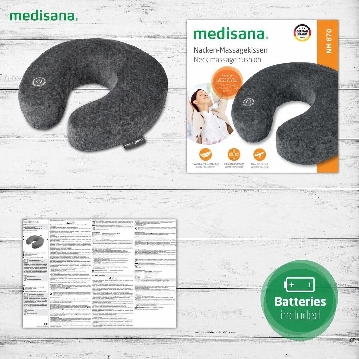 وسادة مساج الرقبة Medisana NM 870 للسفر - الصورة 6