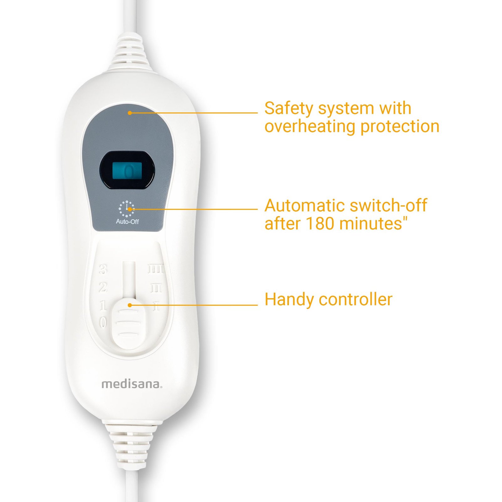 مفرش تدفئة كهربائي Medisana HU 665 للسرير - الصورة 4