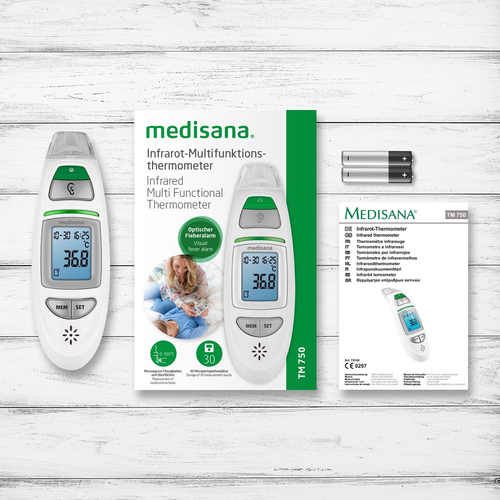 ترمومتر Medisana TM 750 Connect للأذن والجبهة - الصورة 5