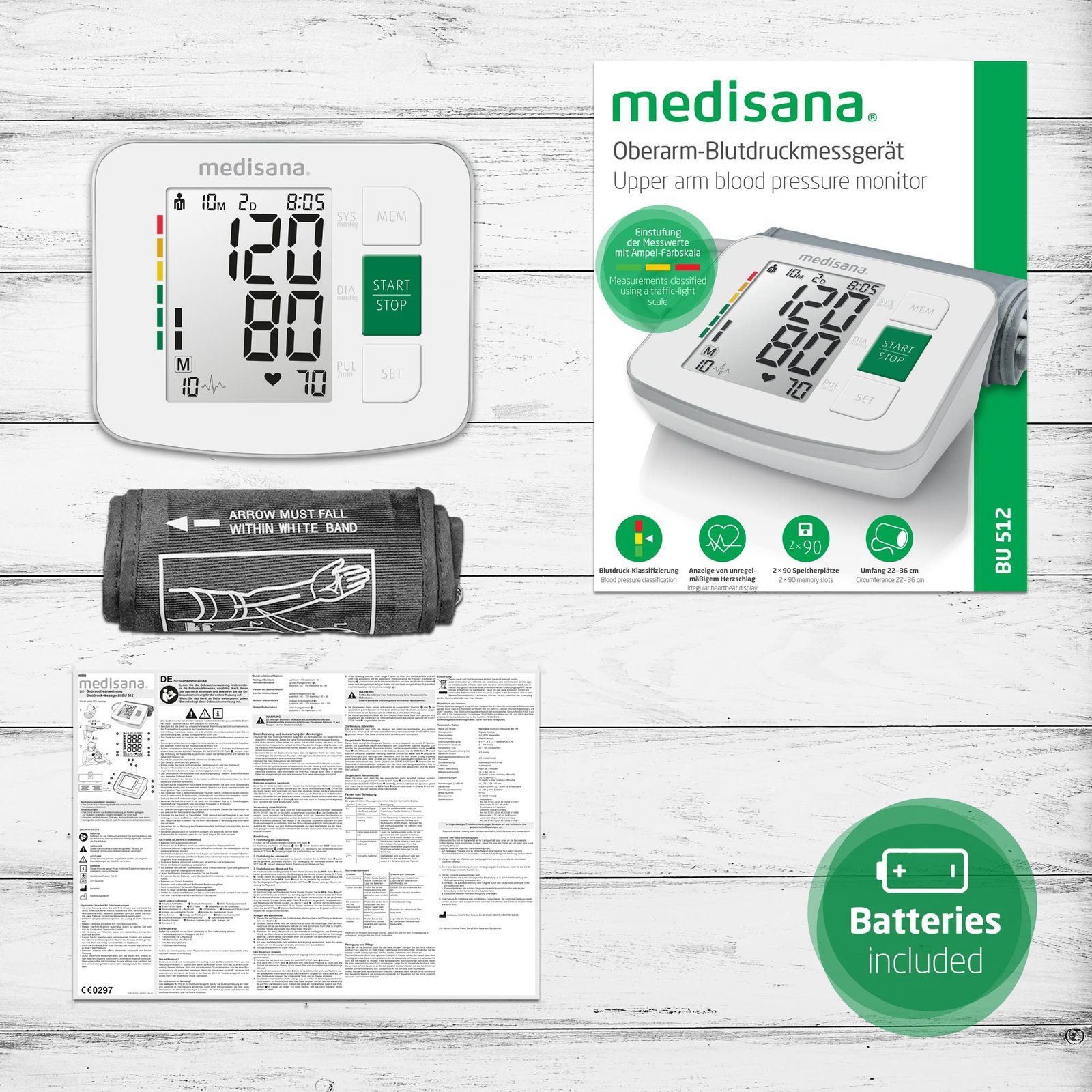 جهاز ضغط Medisana BU 512 للذراع - الصورة 4